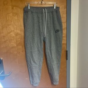 MENS NIKE SWEAT PANTS (Grey;Size:XL)